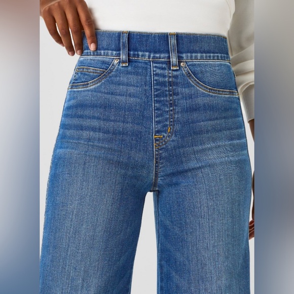 Spanx Ocean Flare Jeans Vintage Indigo Wash Size Small - Picture 5 of 11